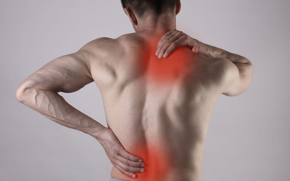 Back pain is a sign of musculoskeletal disorders