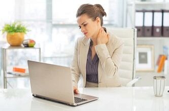 Symptoms of cervical vertebrae