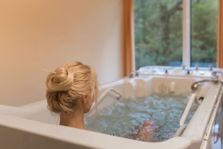 Bath therapy time for chest osteochondrosis should not exceed 15 minutes