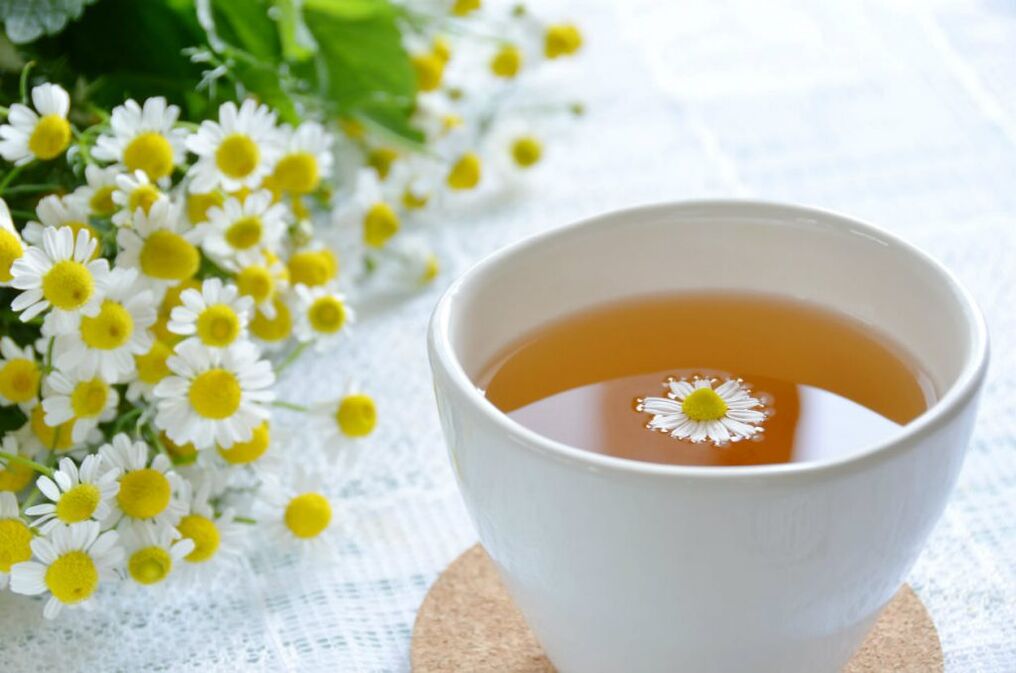 Chamomile decoction relieves muscle tone in thoracic osteochondrosis